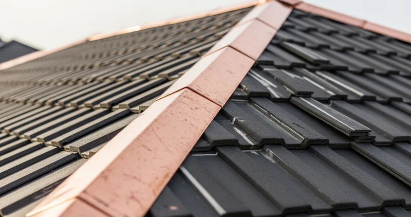 Copper Flashing & Tile Repair